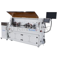 Automatic Large Square Wire Stripping and Coiling Machine with MES System