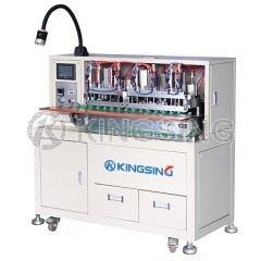 Multi-core Sheath Wire Stripping, Twisting and Tinning Machine