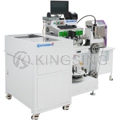 Wire Stripping & Inkjet Printing Machine With Dual Bowl Coiling System