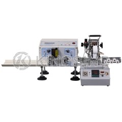 Automatic Cable Stripping Splitting with Hot Stamp Wire Marking Machine