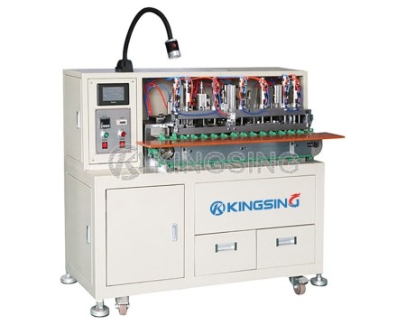 Multi-core Sheath Wire Stripping, Twisting and Tinning Machine